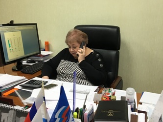 Ирина Кононенко продолжила прием граждан в дистанционном формате 